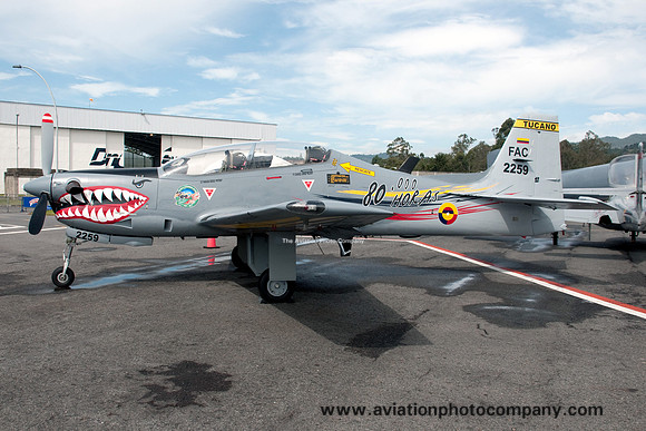 Colombian Air Force Embraer A-29B Super Tucano FAC2259 at Rionegro (2013)