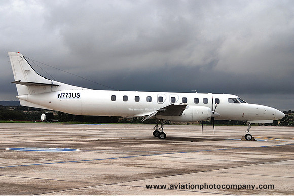 Swearingen Metro III N773US at Malta Luqa IAP (2008)