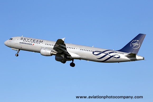 Air France Airbus A321-200 F-GTAE at Manchester (2014)