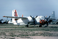US Navy VT-28 Grumman TS-2A Tracker 136525/D-411 at MASDC Davis Monthan (1980)