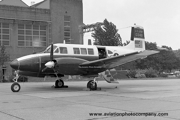 US Army USAREUR Beech U-8F Seminole 60-3461 (1975)