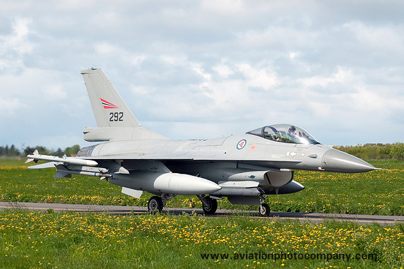 Royal Norwegian Air Force 338 Skv GD F-16AM 292 at NATO Tiger Meet 2012 Orland