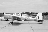 RAF 12 AEF DHC-1 Chipmunk T.10 WB567 at RAF Lossiemouth (1976)