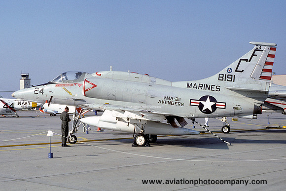 USMC VMA-211 Douglas A-4M 158191/CF-24 (1982)