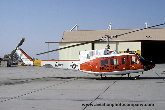 US Navy Lemoore SAR Bell UH_1N 158245/1 (1980)
