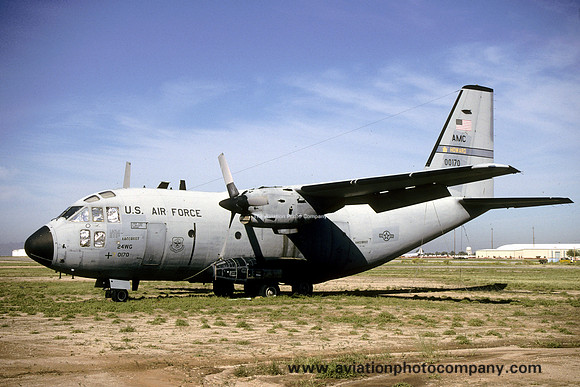 USAF Aeritalia C-27A 90-0170 stored at AMARC Davis Monthan (2000)
