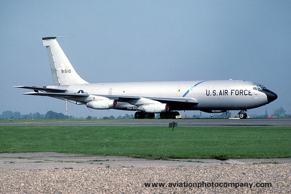 USAF 380 BW Boeing KC-135Q 59-1510 at RAF Mildenhall (1979)