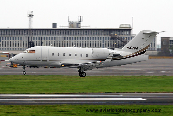 Canadair CL-600 N448E at Prestwick (2013)