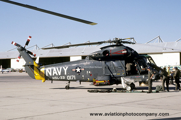 US Navy HSL-33 Kaman SH-2F Seasprite 150171 (1978)