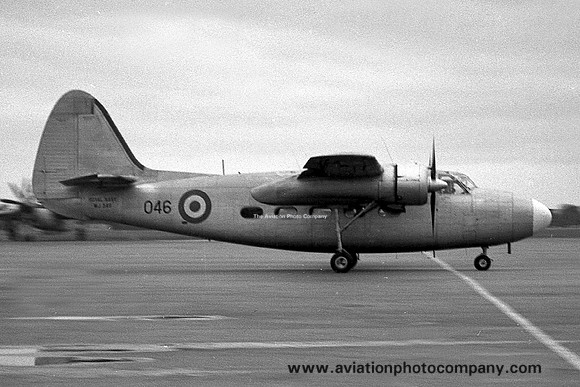 Royal Navy NCS Donibristle Hunting Sea Prince C.2 WJ349/046 (1956)