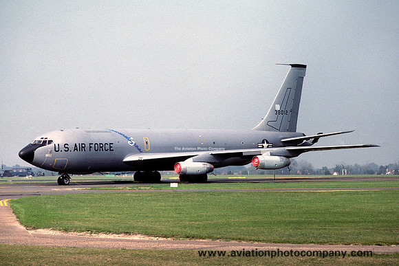 USAF 2 BW Boeing KC-135A 63-8012 at RAF Mildenhall (1979)