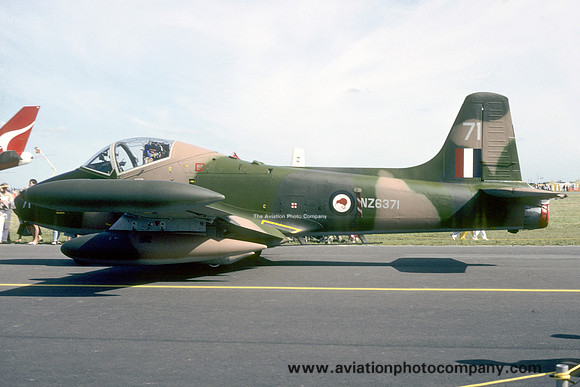 RNZAF BAC-167 Strikemaster Mk88 NZ6371 (1987)