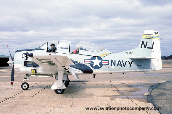 US Navy VA-122 North American T-28B Trojan 138271/NJ-094 (1979)