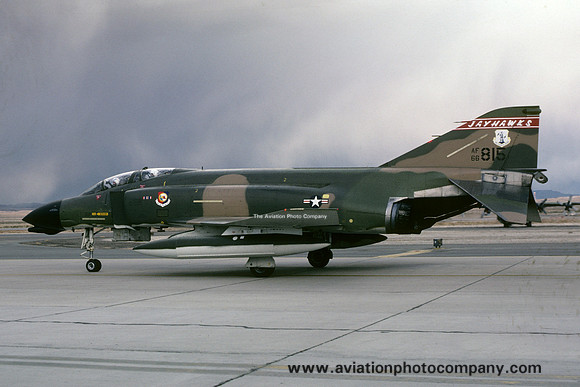 USAF Kansas ANG 127 TFS McDonnell F-4D Phantom 66-8815 (1981)