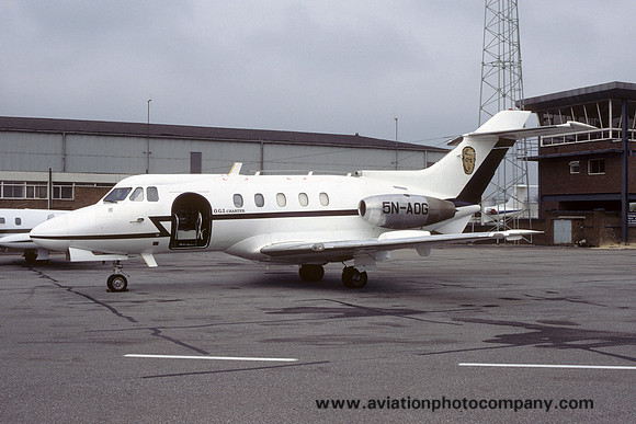 OGI Charter Hawker Siddeley HS125-3B 5N-AOG (1984)