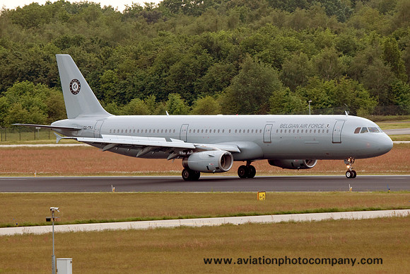 Belgian Air Force 15 Wing Airbus A321-200 CS-TRJ at Eindhoven (2014)