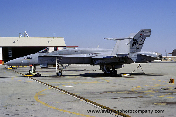 US Navy VFA-147 McDonnell Douglas F/A-18C Hornet 163754/NG-402 (2000)