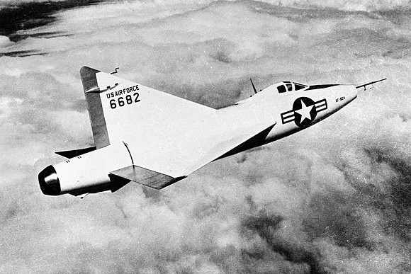 US Air Force Convair XF-92A Interceptor 46-0682 Air to Air