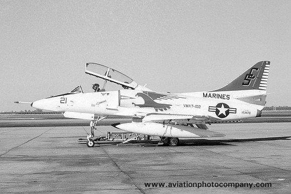 US Marines VMAT-102 Douglas TA-4J Skyhawk 153678/SC-21