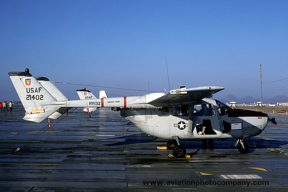 USAF Cessna O-2A 67-21402 at MASDC Davis Monthan (1980)