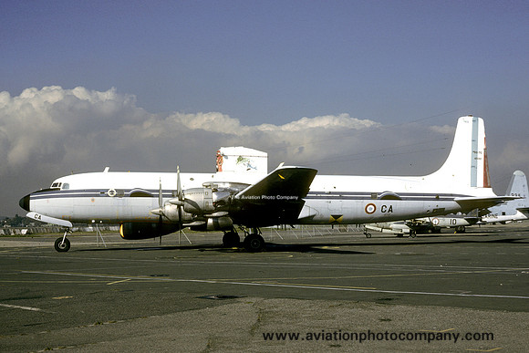 French Air Force Douglas DC-7C 45061/CA at the Musee de l'Air (1987)