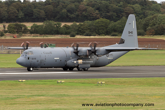 Royal Canadian Air Force 436 Squadron Lockheed CC-130J Hercules 130605 at Prestwick (2022)