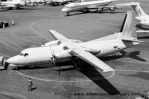Hughes Airwest Fairchild F-27A N752L