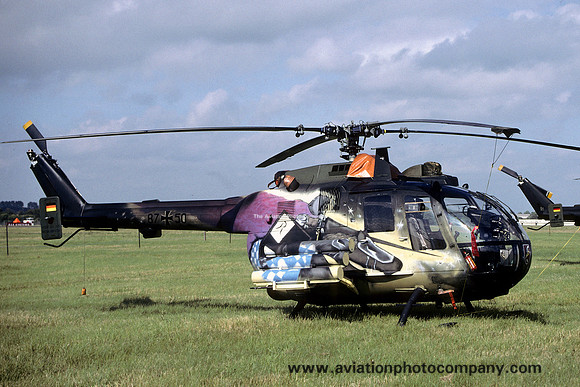 German Army KHR26 Bolkow Bo105P 87+50 at RIAT Fairford (2004)