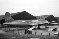 Flughjalp Douglas DC-6 TF-AAD at Prestwick