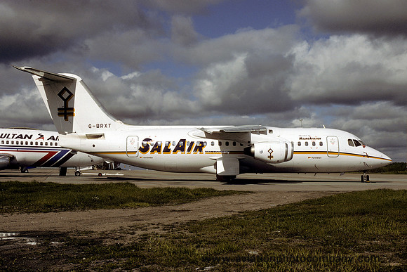 Salair/Malma Aviation BAe 146 G-BRXT (1991)