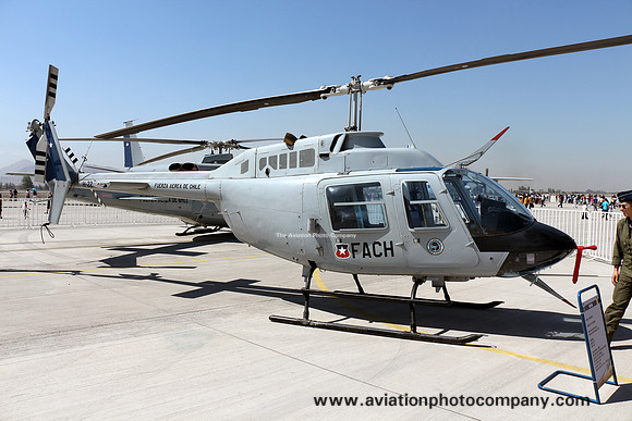 Chilean Air Force Grupo 9 Bell 206B H-22 at Pudahue (2013)