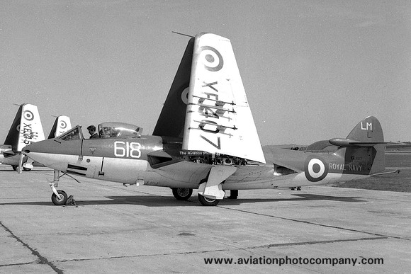 Royal Navy 736 Squadron Hawker Sea Hawk FGA.6 XE407/LM618 (1960)