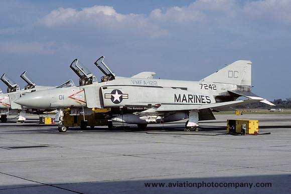 US Marines VMFA-122 McDonnell F-4J Phantom 157242/DC-01 (1977)