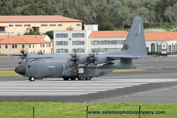 German Air Force Lockheed KC-130J 55+04 on delivery at Lajes (2024)