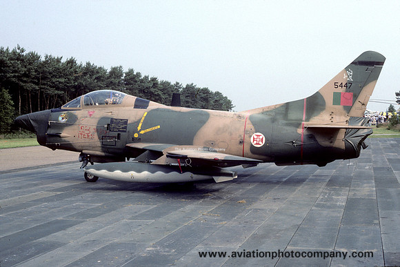 Portuguese Air Force Esq 301 FIAT G-91R 5447 (1985)