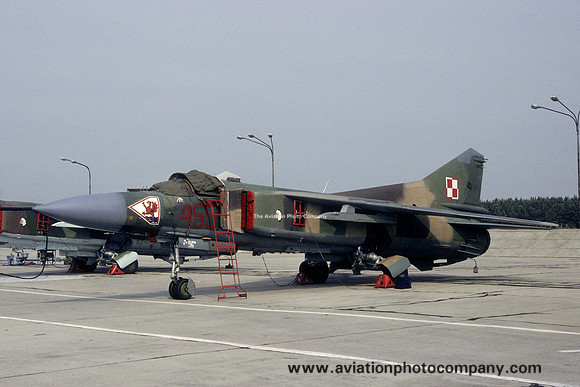 Polish Air Force 28 PLM Mikoyan MiG-23MF 455 (1991)