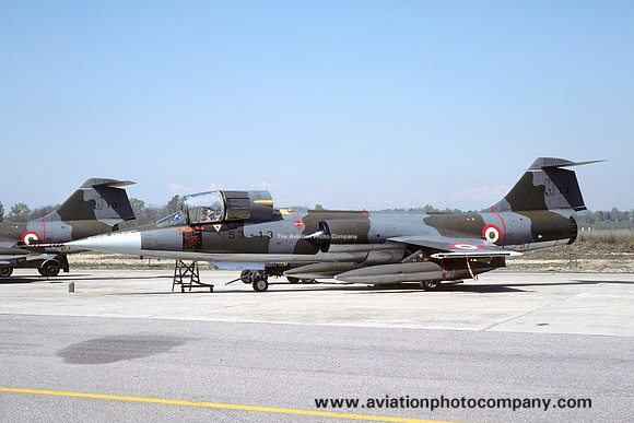 Italian Air Force 53 Stormo Lockheed F-104S Starfighter MM6942/53-13 (1990)