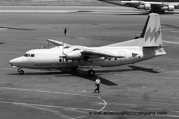 Hughes Airwest Fairchild F-27 N758L (1972)