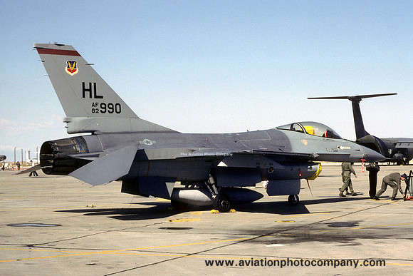 USAF 388 TFW GD F-16A 82-0990/HL (1985)