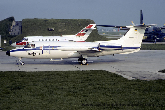 West German Air Force HFB-320 Hansajet 16+01 (1982)