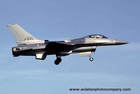 Dutch Air Force General Dynamics F-16A J-226 (1981)