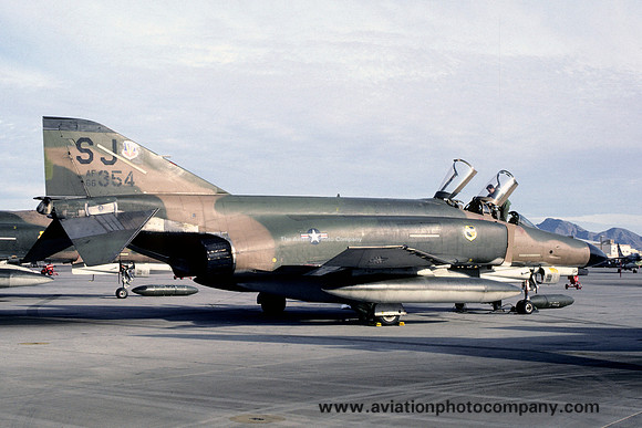 USAF 4 TFW 356 TFS McDonnell F-4E Phantom 66-0354/SJ (1981)