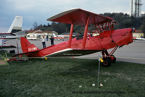 De Havilland DH.82 Tiger Moth SE-CWG (1976)