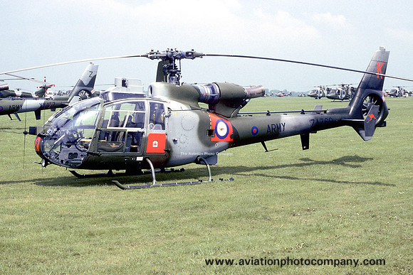 AAC 670 Squadron Westland Gazelle AH.1 ZA769 with RAAF marks at Middle Wallop (1994)