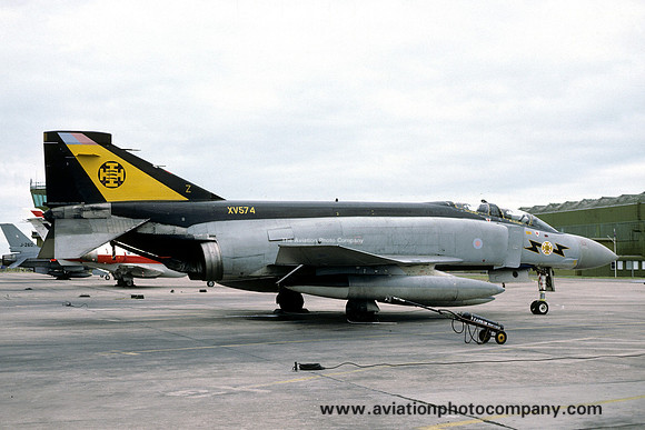 RAF 111 Squadron McDonnell F-4K Phantom FG.1 XV574/Z (1986)