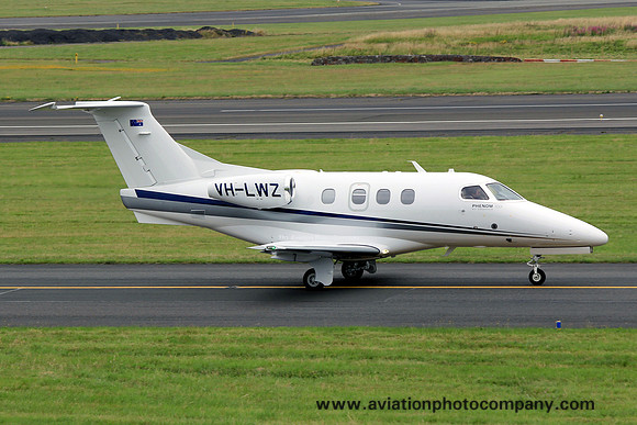 Embraer Phenom 500 VH-LWZ at Prestwick (2013)