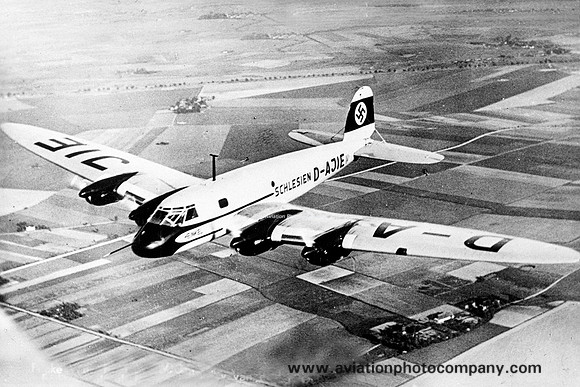 Lufthansa Heinkel He116V-2 D-AJIE Air to Air