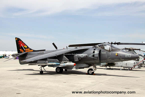 US Marines VMAT-203 McDonnell Douglas AV-8B Harrier 163867 at MCAS Cherry Point (2012)
