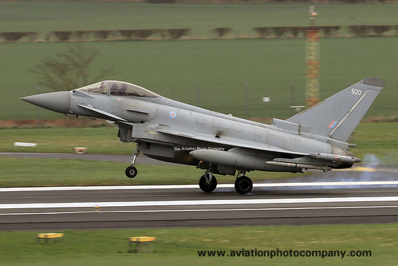 RAF BAE Typhoon FGR.4 ZJ920 at Prestwick (2024)