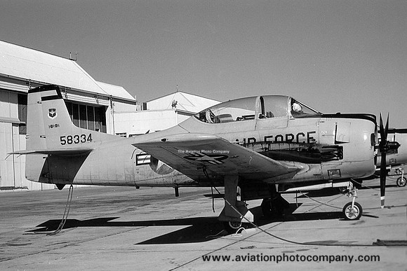 USAF 3380 M&S Group North American T-28A 58334 (1973)